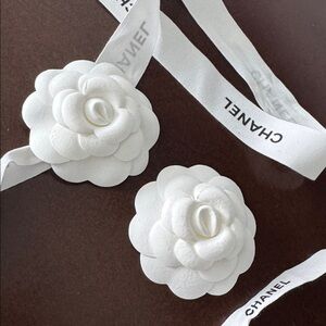 Chanel Ribbons and Camellia Flower Set